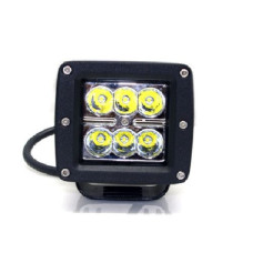Додаткова LED фара 18W (3W*6) 10-30V Ближній (15-30W) 1 шт (2961)