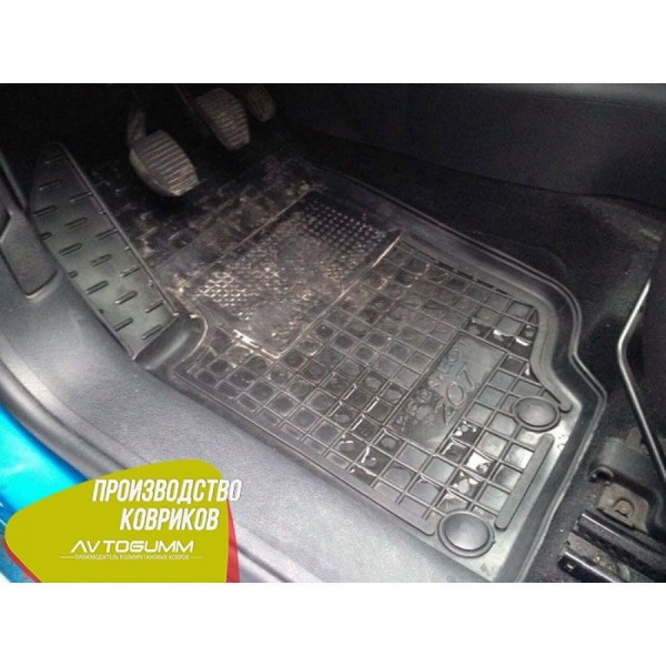 Водительский коврик в салон Peugeot 207 2006- (Avto-Gumm)
