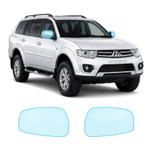 Антигравийная защитная бронепленка по лекалам для Mitsubishi Pajero Sport II 2015-2019 - зеркала