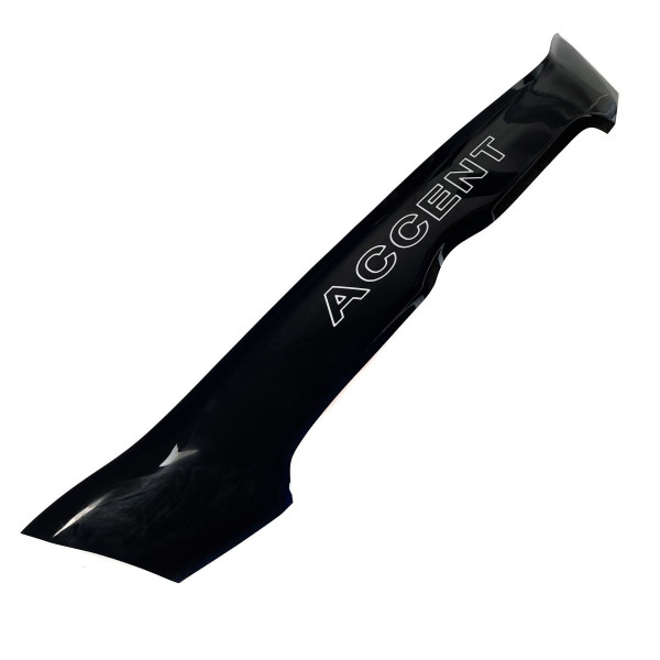 Дефлектор капоту мухобійка для Hyundai Accent Verna 2006-2010 (Коротка) Voron Glass
