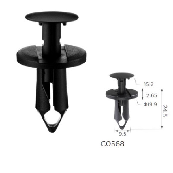 Клипса распорные Renault 7701049271 Audi Volkswagen Seat Ford, Chevrolet 21030249 Ford N807389S (C568)