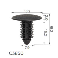 Кліпса кріплення обшивки дверей Hyundai KIA (8574606000 85746-06000-LX) (C3850)