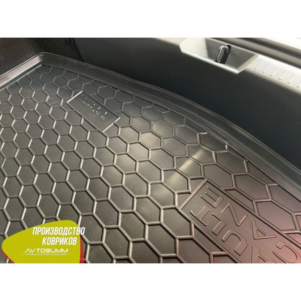 Автомобильный коврик в багажник Renault Megane 4 2016- Sedan / Резиновый (Avto-Gumm)