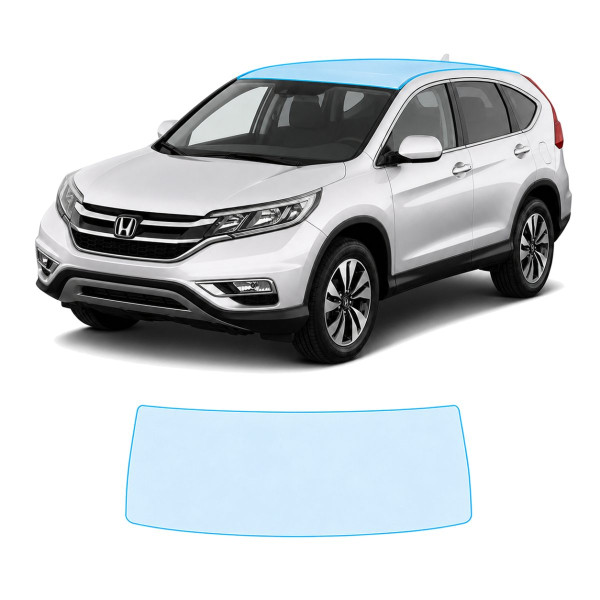 Антигравийная защитная бронепленка по лекалам для Honda CR-V IV facelift 2015-2018 - зона крыши