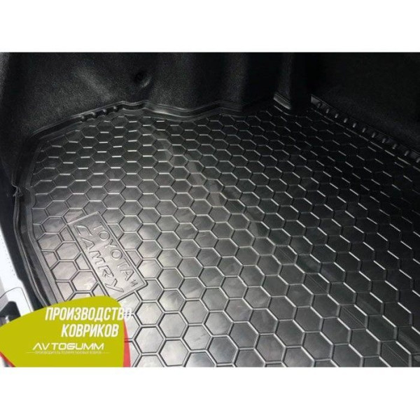Килимок в багажник для Toyota Camry 50 2011- Еlegance / Сomfort Гумовий