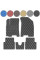 Килимки в салон Екошкіра для Chevrolet Aveo T200 T250 2003-2011 5 шт (Rombus)