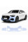 Антигравийная защитная бронепленка по лекалам для Audi Q8 4M 2018-2023 - передний бампер