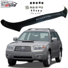 Дефлектор капоту мухобійка для Subaru Forester 2002-2006 Євро Кріплення (Vip Tuning)