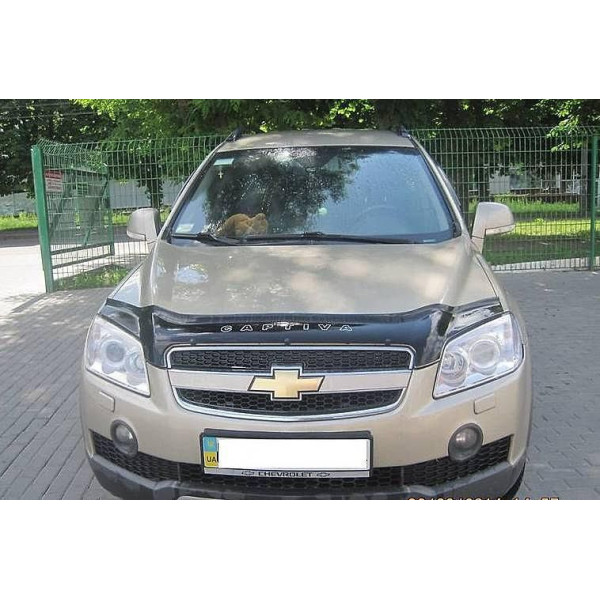 Дефлектор капота мухобойка Chevrolet Captiva 2006-2011