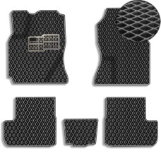 3D Килимки у салон EVA для Toyota RAV 4 CA20W 2000-2005 з підп'ятником Чорні 5 шт