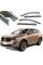 Дефлекторы окон ветровики Benke для Kia Sorento 2015-2020 Хром Молдинг Из Нержавеющей Стали 3D
