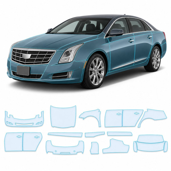 Антигравійна захисна бронеплівка за лекалами для Cadillac XTS I 2013-2019 - повний кузов