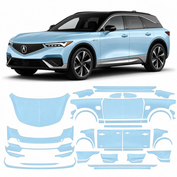 Антигравійна захисна бронеплівка за лекалами для Acura ZDX EV 2024 - повний кузов