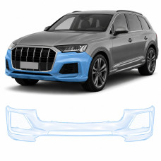 Антигравийная защитная бронепленка по лекалам для Audi Q7 4M facelift 2020-2024 - передний бампер