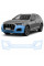 Антигравийная защитная бронепленка по лекалам для Audi Q7 4M facelift 2020-2024 - передний бампер