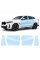 Антигравийная защитная бронепленка по лекалам для BMW X6 G06 facelift 2023- зоны дверей и стойки окон