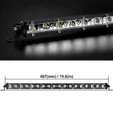 Фара-LED Балка 497*45*27mm 54W (3W*18) 10-30V Далекий/Spot (D4-54W) (1шт) 2974
