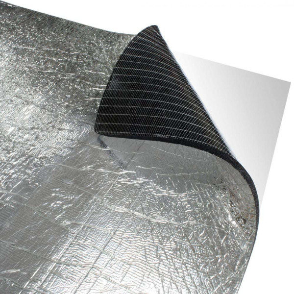 Авто Шумоізоляція фольгований Soft Metal Армований 10 мм 1000 х 500 мм 1 шт