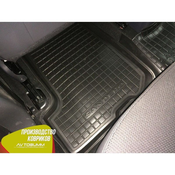 Автомобільні килимки в салон Renault Sandero 2013- (Avto-Gumm)