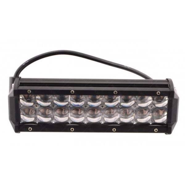 Світлодіодна балка фара LED / 230x80x70 mm / 54W / 3W * 18 / 10-30V / Далеке світло (D-54W)
