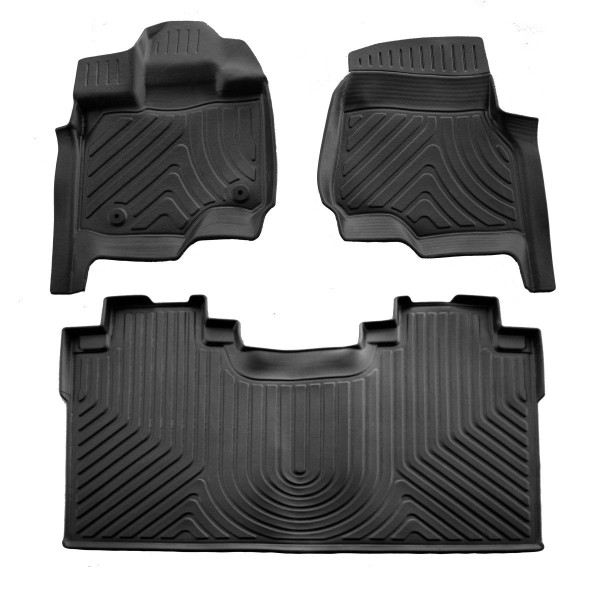 Комплект 3D ковриков в салон Ford F-150 Crew cab 2014-2021