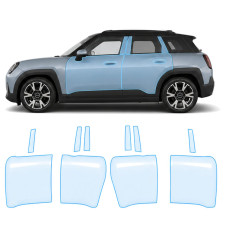 Антигравійна захисна бронеплівка за лекалами для Mini Aceman F74 2024- зони дверей і стійки вікон