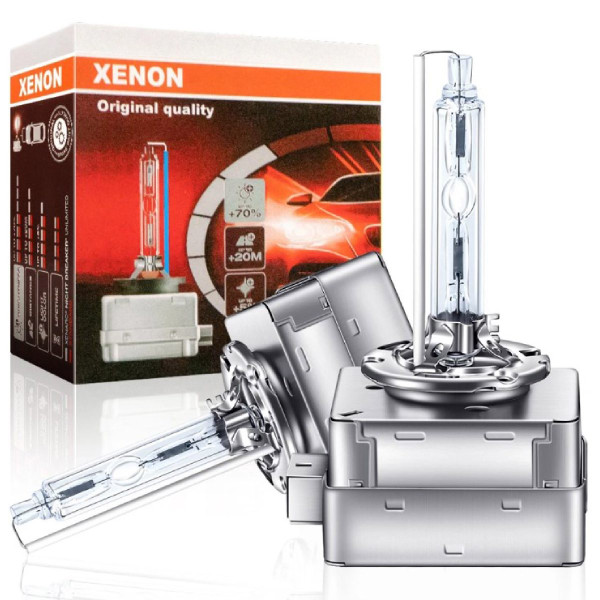 Ксенонова лампа Xenon D1S 6000K ​​35W Super Vision +70% 2 шт (Цоколь Метал)