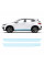 Антигравійна захисна бронеплівка за лекалами для BYD Atto 3 (Yuan Plus) I facelift 2025- нижня зона кузова пороги