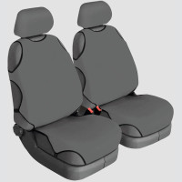 Авточохли майки для передніх сидінь Beltex COTTON Сірі (BX11110)