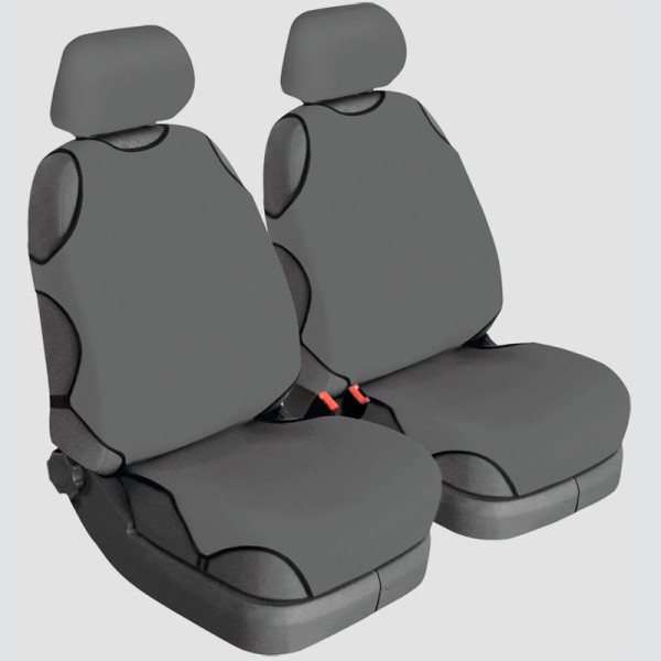 Авточохли майки для передніх сидінь Beltex DELUX Сірі (BX12110)