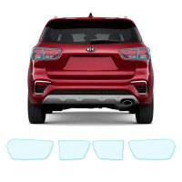 Антигравійна захисна бронеплівка за лекалами для Kia Sorento UM facelift 2018-2020 - задні ліхтарі стопи