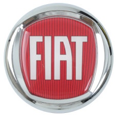 Емблема для Fiat D75 Albea Punto Palio пластикова скотч Червона
