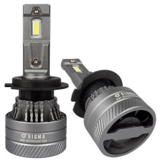 Лампа LED H7 Sigma M2S 2200Lm/32W/6500K/IP67/9-32v радіатор кулер 2 шт