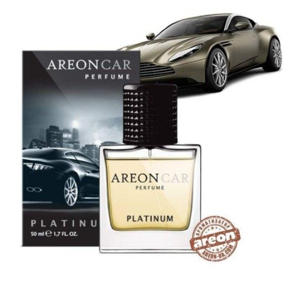 Ароматизатор повітря Areon Car Perfume 50ml Glass Platinum