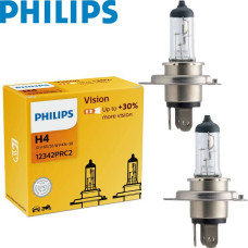 Автолампа галогенна Philips Premium +30% H4 12V 60/55W 3200K 2 шт (12342PRC2)