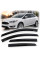Дефлектори вікон вітровики для Ford Focus 3 2011-2018 Седан- Хечбек Скотч 3M Voron Glass