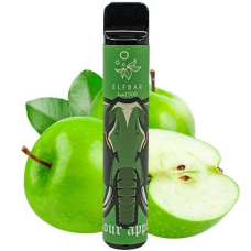 Elf Bar Lux 1500 POD 2% Оригінал Sour Apple Кисле Яблуко