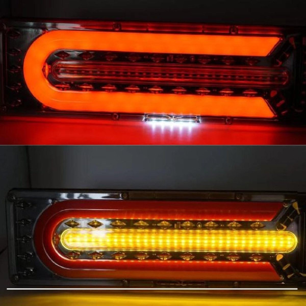 Задній ліхтар LED універсальний прямокутний G Wagon 41 см 2 шт