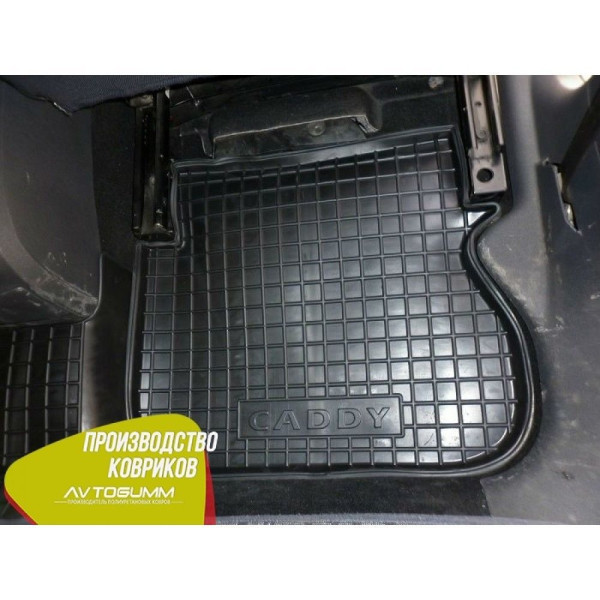 Автомобільні килимки в салон Volkswagen Caddy 2004- (3 двері) (Avto-Gumm)