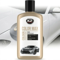 Поліроль для кузова крем K2 Color Max 250ml приховує подряпини та підсилює колір Білий (K020Wite)