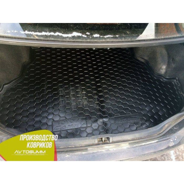 Коврик в багажник резиновый для Toyota Camry 50 2011- Prestige / Premium Резиновый