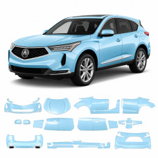 Антигравийная защитная бронепленка по лекалам для Acura RDX TC1 facelift 2022 - полный кузов