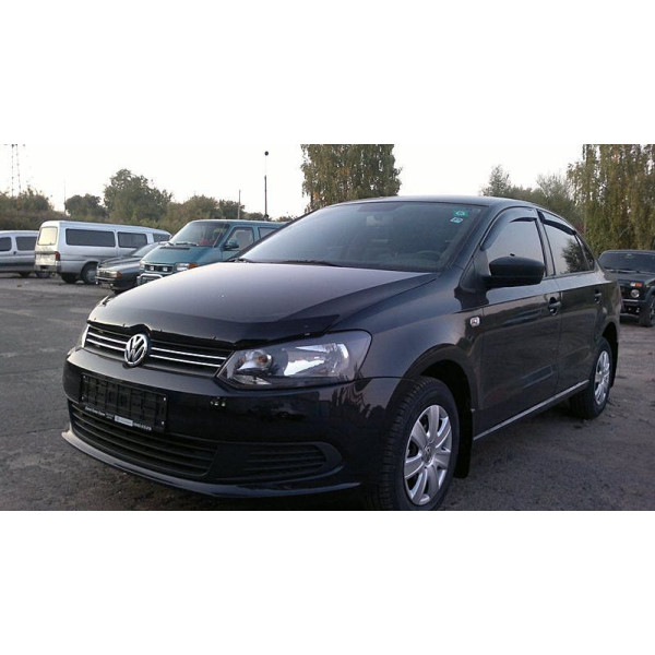 Дефлектор капоту мухобійка Volkswagen POLO 5 хечбек /седан