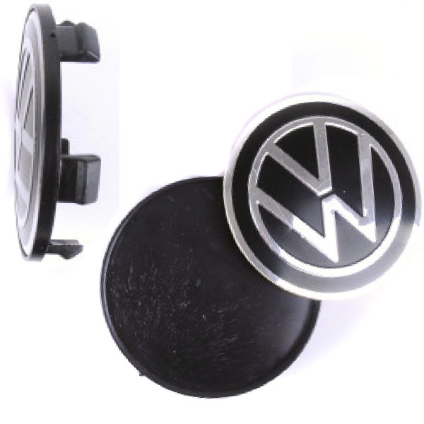 Ковпачки на литі диски Volkswagen 69/65 мм Чорні 1 шт