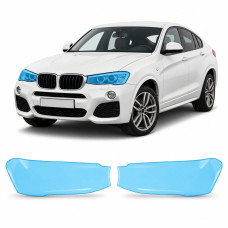Антигравийная защитная бронепленка по лекалам для BMW X4 F26 2014-2018 - оптика (фары и ПТФ)