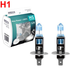 Автолампа галогенная Brevia Max Power +100% H1 12V 55W 2 шт (12010MPS)