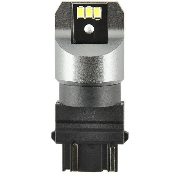LED автолампа Brevia Power 12/24V P27/7W 6x3020SMD 330Lm 6000K CANbus W2,5x16q 2 шт (10139X2)
