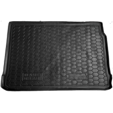 Автомобильный коврик в багажник Renault Megane II 2002-2008 Hatchback Резиновый (Avto-Gumm)