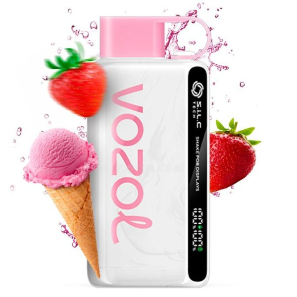 Vozol Star 12000 Strawberry Ice Cream (Полуничне Морозиво)