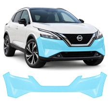 Антигравийная защитная бронепленка по лекалам для Nissan Qashqai J12 2021-2024 - передний бампер